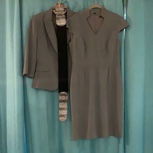 Antonio Melani Dress, Jacket, Belt - 3 piece suit Size 8